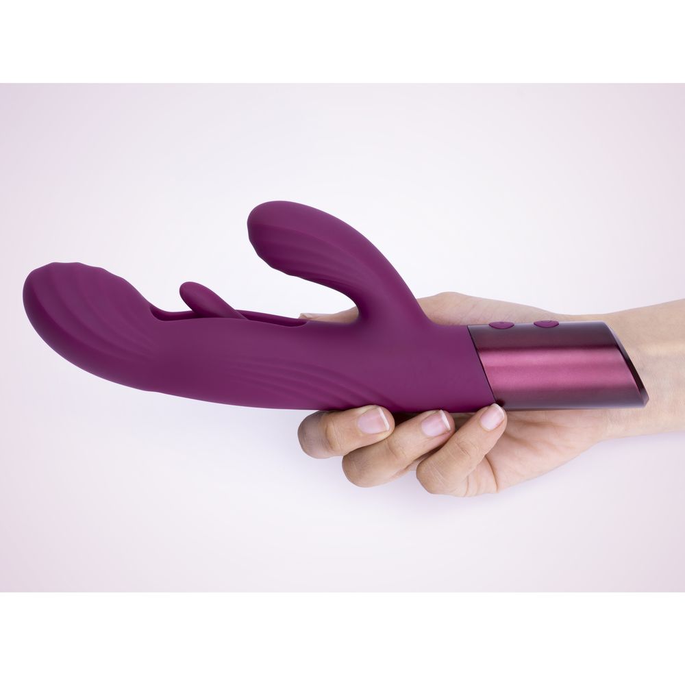 Selove Fluttery - женский вибратор-кролик с постукивающим язычком - Фиолетовый