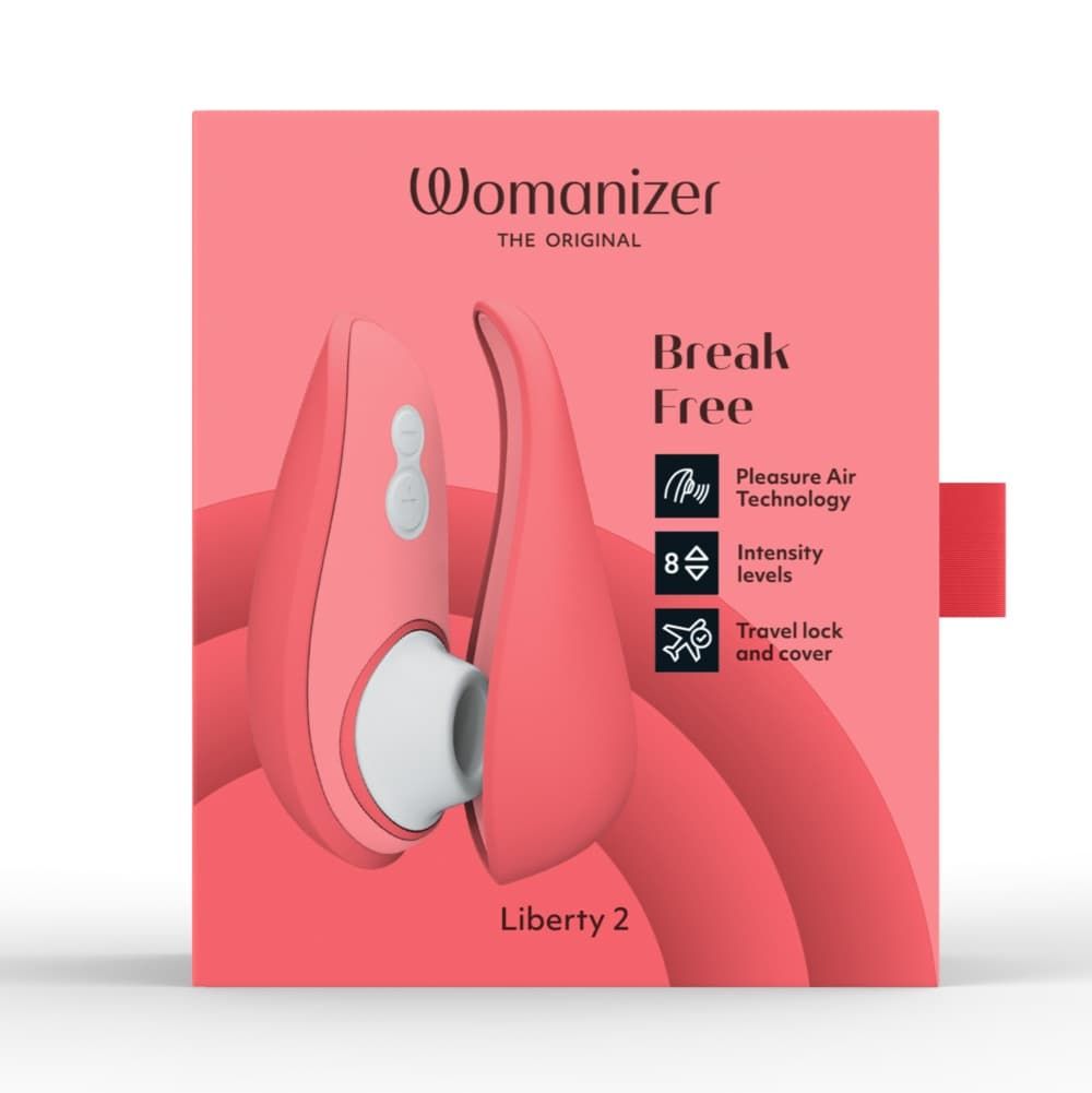 NEW! Womanizer Liberty 2 - компактный вакуумно-волновой стимулятор - Розовый NEW! Womanizer Liberty 2 - компактный вакуумно-волновой стимулятор - Розовый