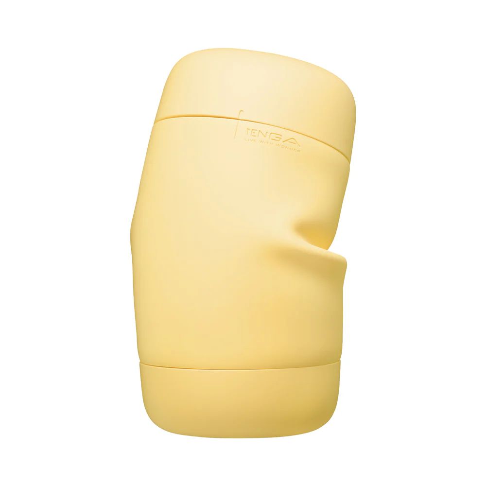 NEW! Tenga Puffy - премиальный мягкий мастурбатор - Желтый