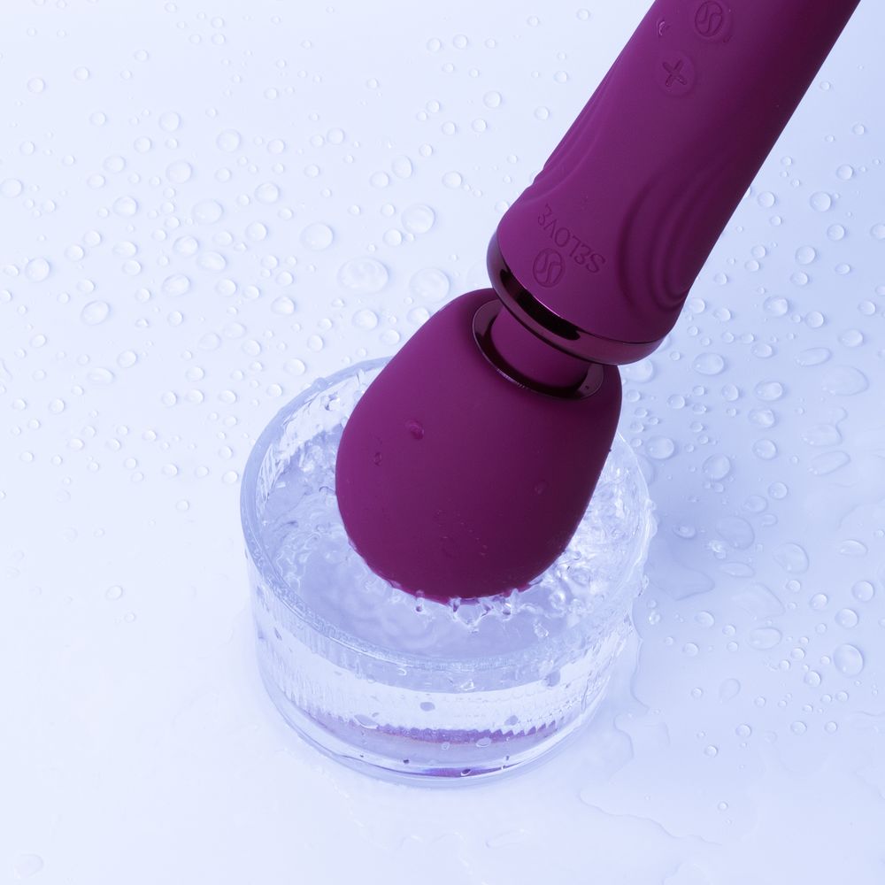 Selove Vela - мощный массажер-wand для всего тела - Винный