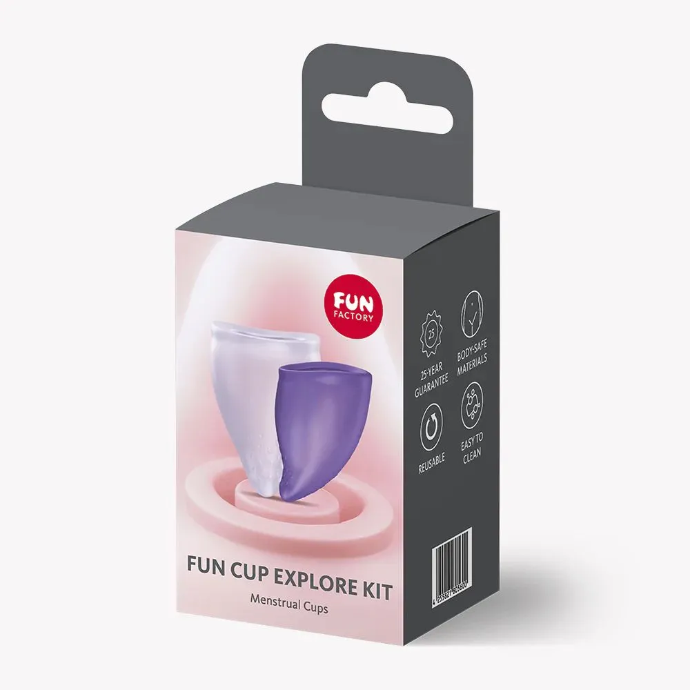 Менструальные чаши FUN CUP Explore Kit (2 размера) - Сиреневый