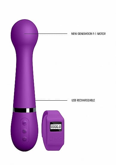 Массажер всего тела Kegel Wand Sexercise с режимом тренировки - Фиолетовый Массажер всего тела Kegel Wand Sexercise с режимом тренировки - Фиолетовый