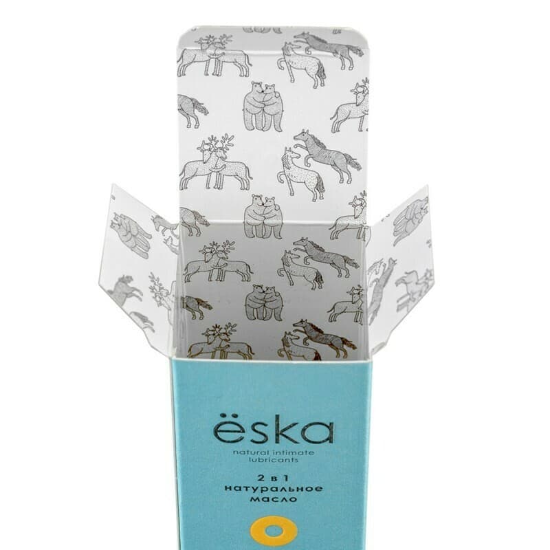 Смазка 2в1 (лубрикант + массажное масло) Ёska на масляной основе - 75 мл