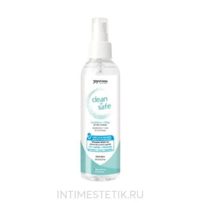 Спрей-очиститель Clean and safe для интимных тренажеров - 100 ml Спрей-очиститель Clean and safe для интимных тренажеров - 100 ml