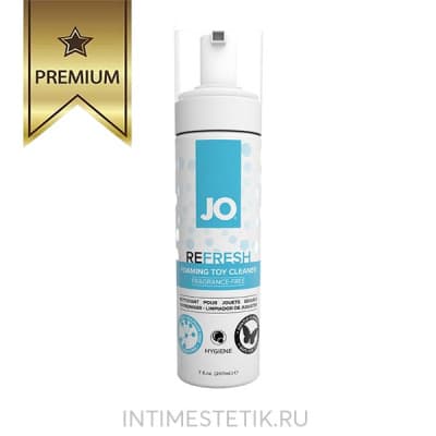 Мусс очищающий для интимных товаров JO Refresh - 207 мл