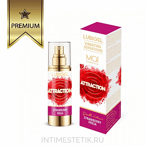 Жидкий вибратор MAI ATTRACTION (Клубника), 30 ML