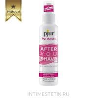 Спрей после бритья Pjur Woman After you shave с пантенолом и алоэ Спрей после бритья Pjur Woman After you shave с пантенолом и алоэ