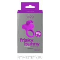 Эрекционное виброкольцо Frisky Bunny VeDO