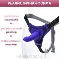 TOYFA A-Toys Siru - страпон на регулируемых креплениях TOYFA A-Toys Siru - страпон на регулируемых креплениях