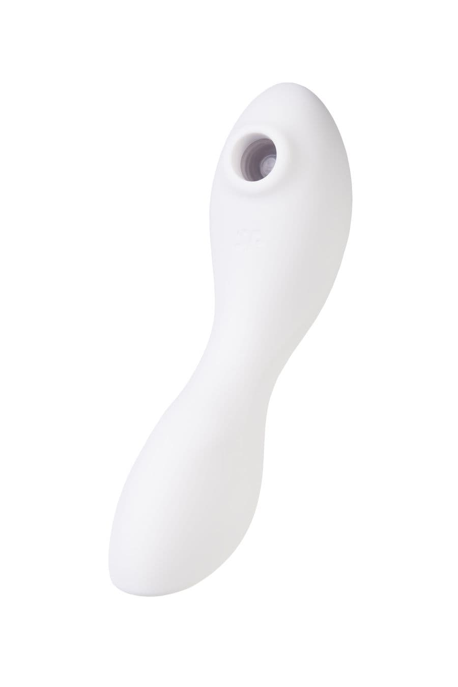 Curvy Trinity 4 Satisfyer вибратор + вакуумный стимулятор с вибрацией - Белый (Коробка)