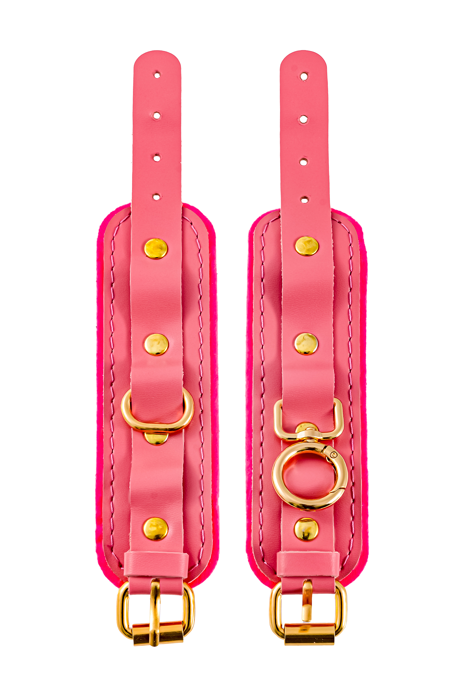 Оковы Pecado BDSM «МИНИ» (натуральная кожа) - Розовый Оковы Pecado BDSM «МИНИ» (натуральная кожа) - Розовый