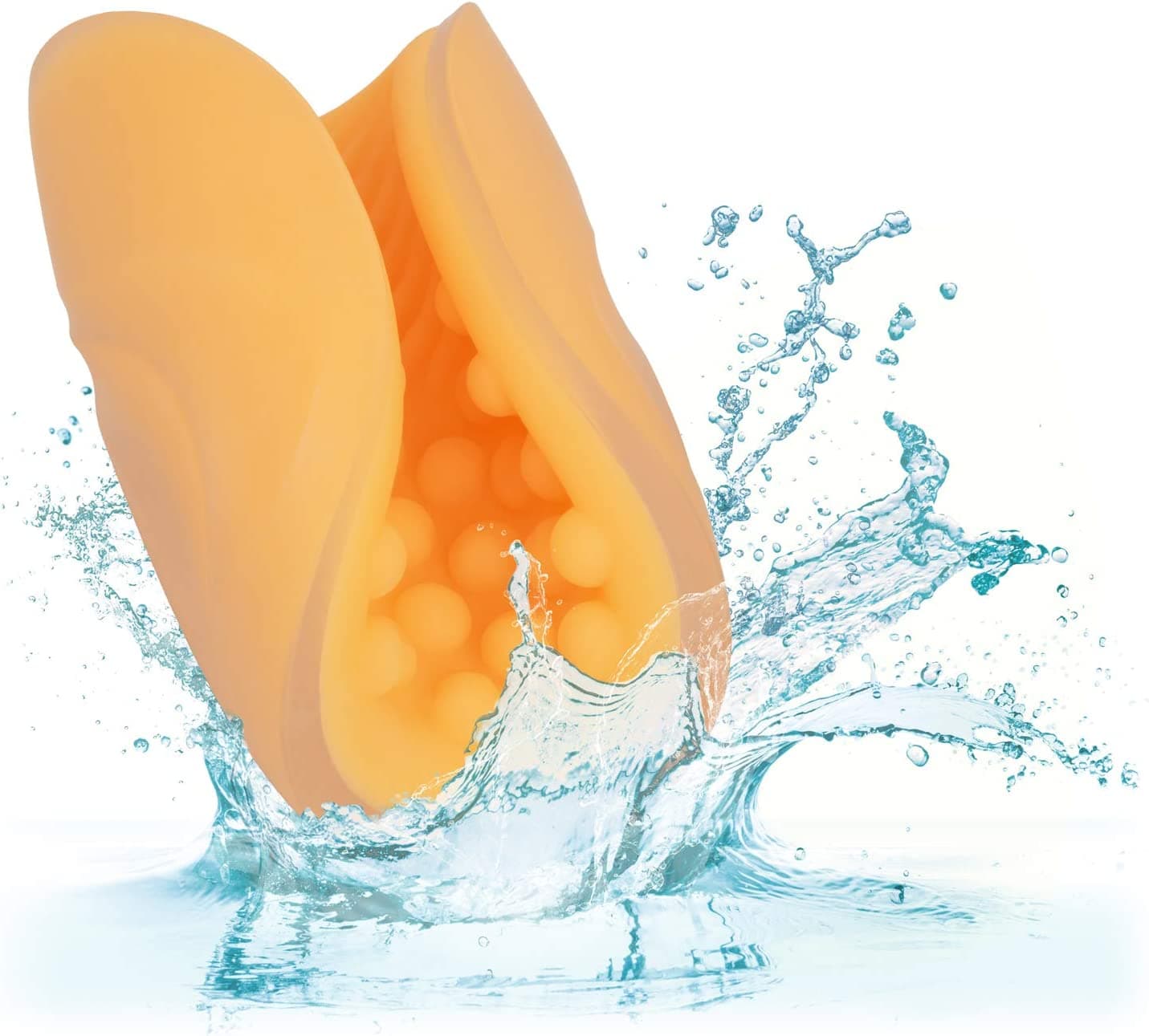 Рельефный массажер-мастурбатор THE GRIPPER - Желтый