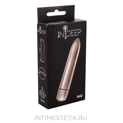 Вибропуля INDEEP MAE - Серебряный