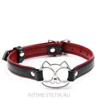 Чокер NOTABU BDSM с украшением-кошечкой Чокер NOTABU BDSM с украшением-кошечкой