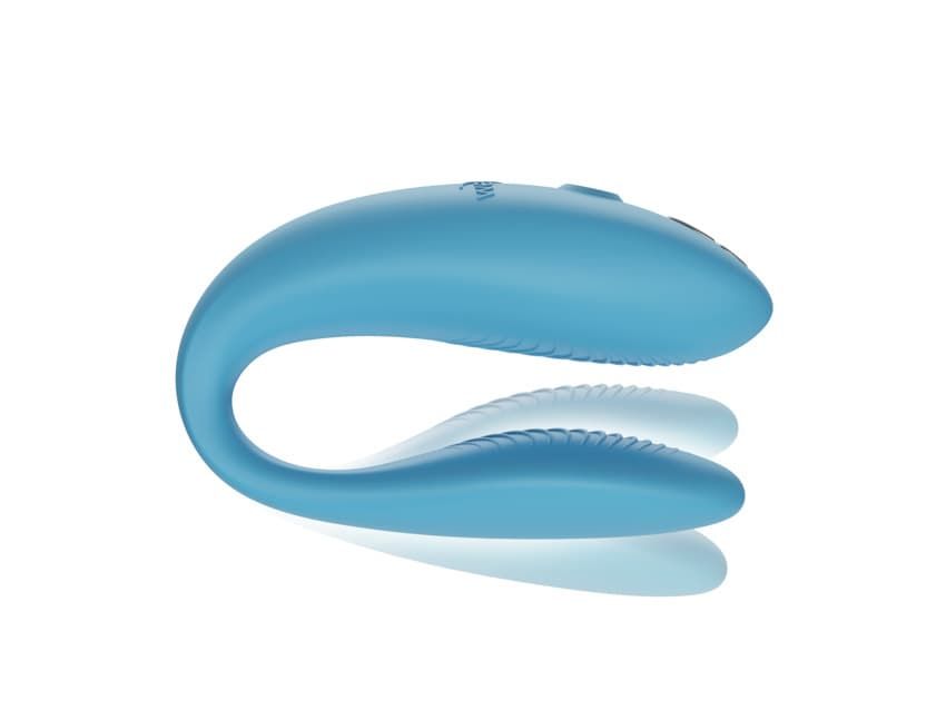 New! We-Vibe Sync Go - интерактивный вибратор для пар в кейсе для поездок - Морская волна New! We-Vibe Sync Go - интерактивный вибратор для пар в кейсе для поездок - Морская волна