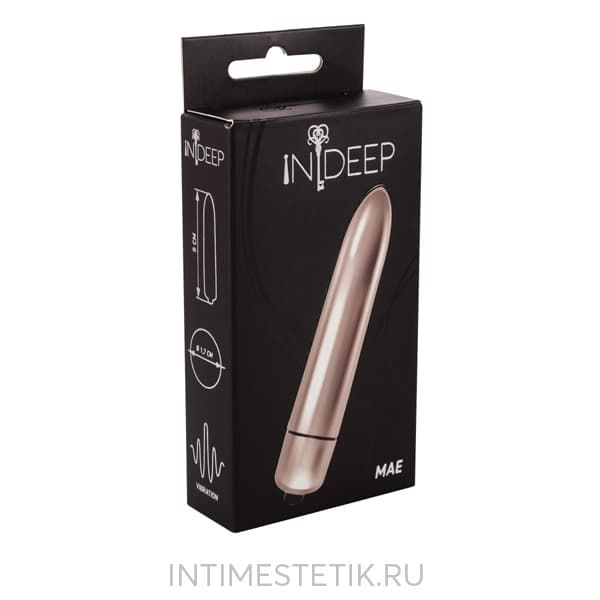 Вибропуля INDEEP MAE - Серебряный