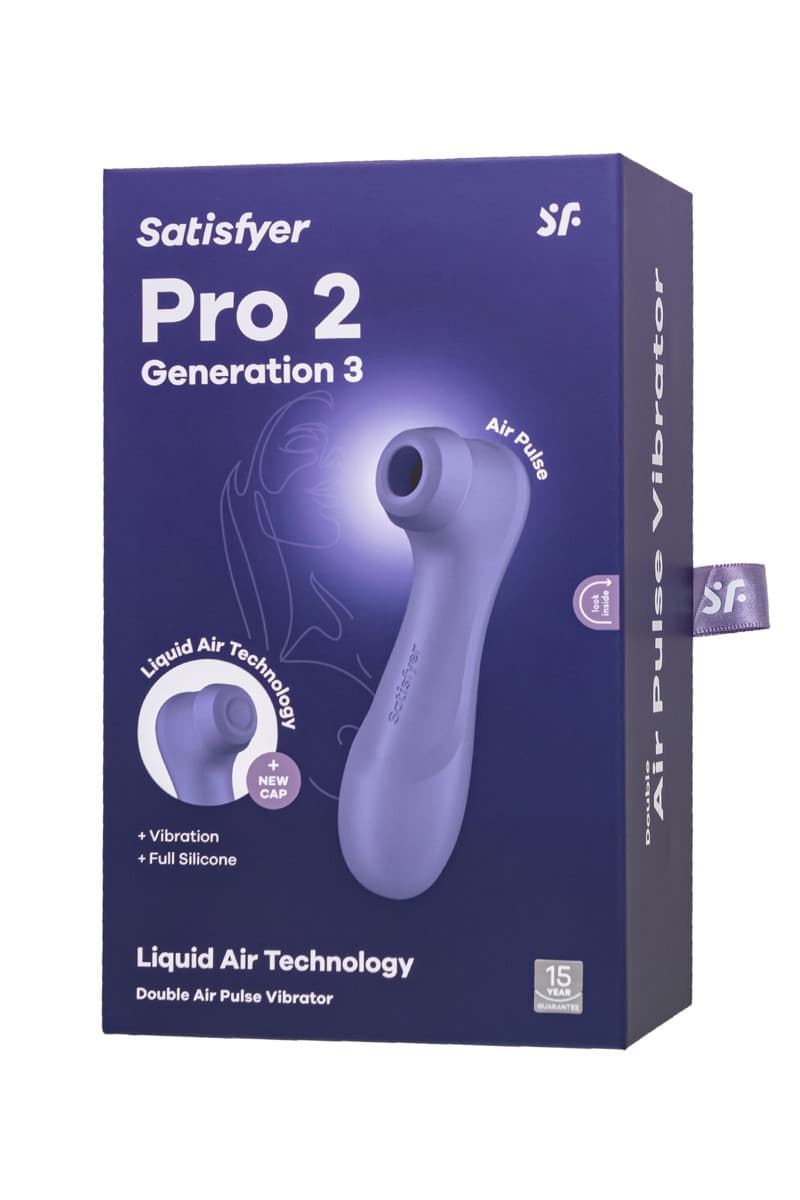 Вакуумный стимулятор клитора 3в1 Satisfyer Pro 2 Generation 3 - Сиреневый Вакуумный стимулятор клитора 3в1 Satisfyer Pro 2 Generation 3 - Сиреневый