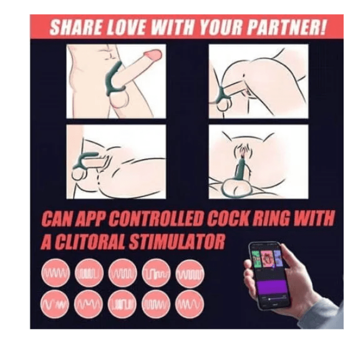 Magic Motion Rise - виброкольцо с мобильным управлением - Морская волна