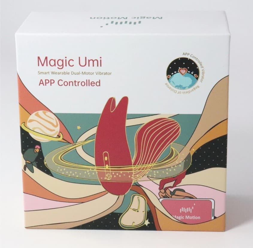 Смарт-вибратор MAGIC MOTION UMI - Красный