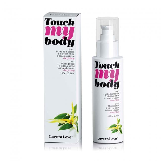 Силиконовая смазка 2в1 TOUCH MY BODY - Иланг-Иланг