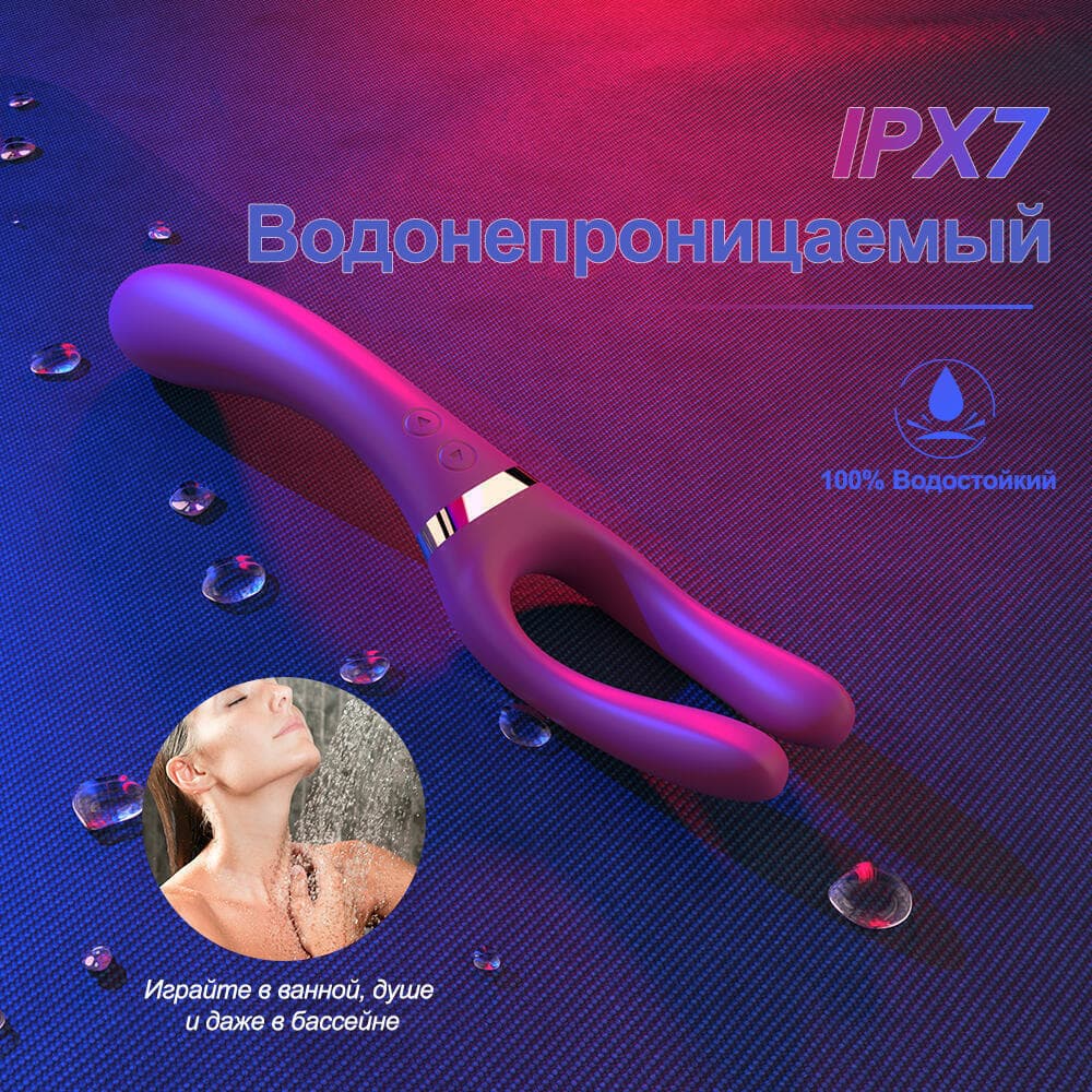 Двухсторонний стимулятор для пар Hot Planet Aster