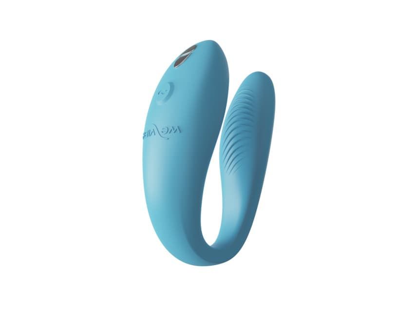 New! We-Vibe Sync Go - интерактивный вибратор для пар в кейсе для поездок - Морская волна New! We-Vibe Sync Go - интерактивный вибратор для пар в кейсе для поездок - Морская волна