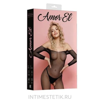Classic Amor El - кэтсьюит в мелкую сеточку - S/L Classic Amor El - кэтсьюит в мелкую сеточку - S/L