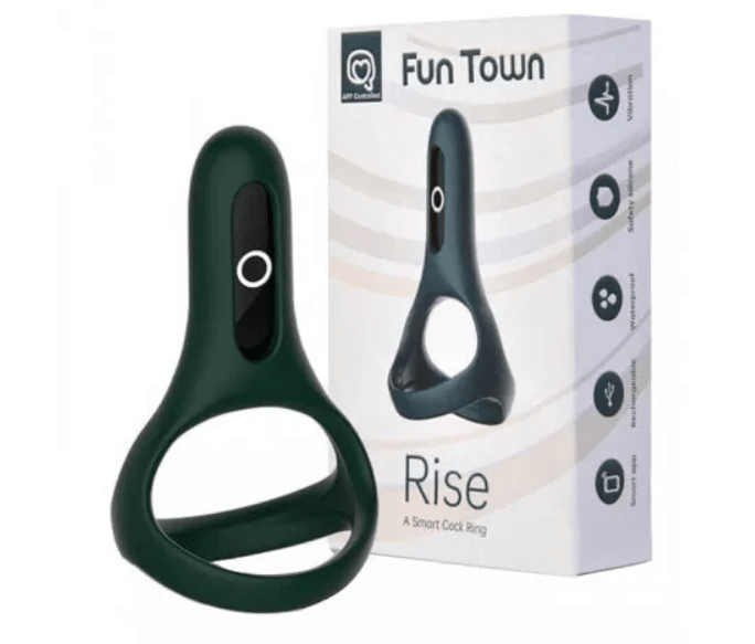 Magic Motion Rise - виброкольцо с мобильным управлением - Морская волна