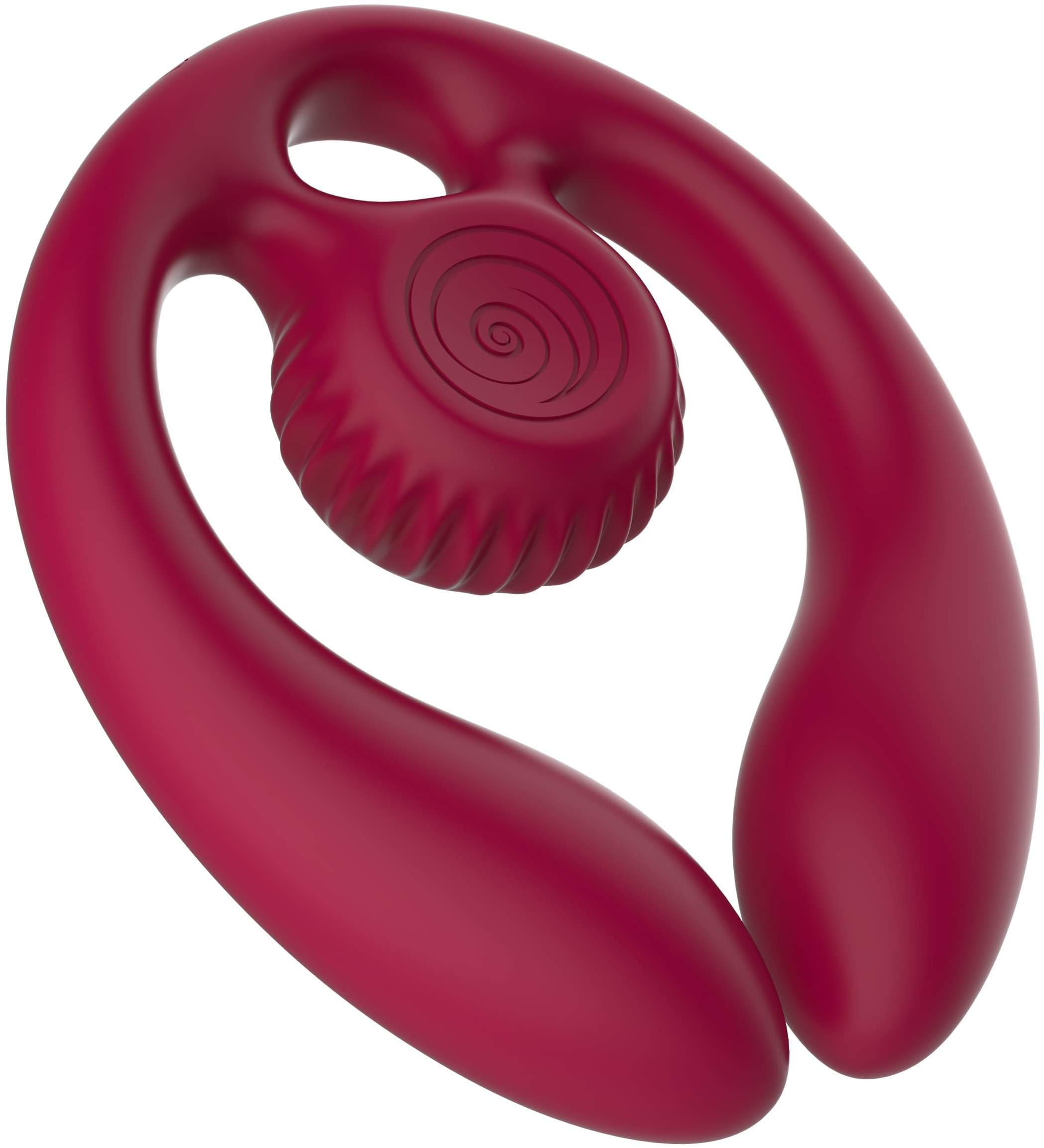 SVibe Snail GIZI Duo - парный вибромассажер с тремя моторами - Винный