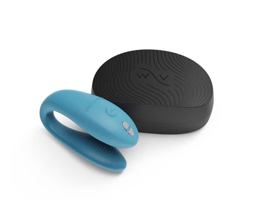 New! We-Vibe Sync Go - интерактивный вибратор для пар в кейсе для поездок - Морская волна New! We-Vibe Sync Go - интерактивный вибратор для пар в кейсе для поездок - Морская волна