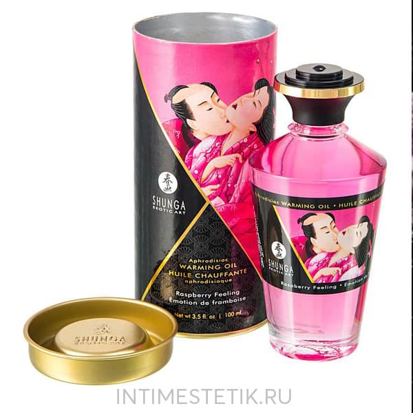 Массажное масло Shunga Aphrodisiac Warming Oil - Малина Массажное масло Shunga Aphrodisiac Warming Oil - Малина