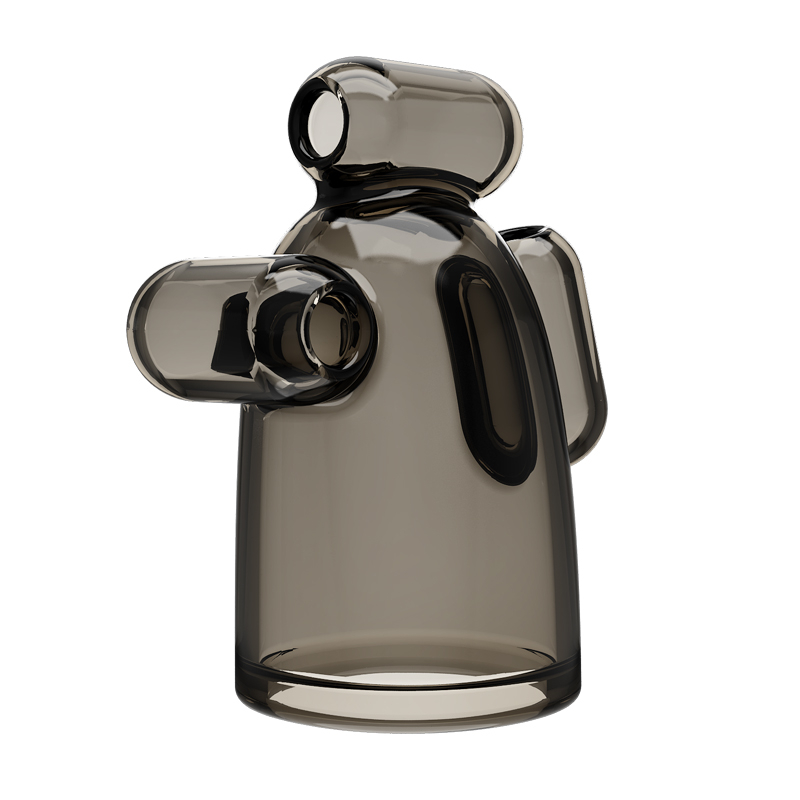 Тренажер мужской выносливости Pretty Love Crystal Cap с вибрацией - 1