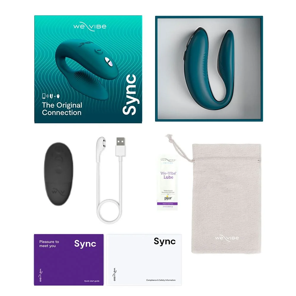 New! We-Vibe Sync 2 - интерактивный вибратор для пар - Морская волна New! We-Vibe Sync 2 - интерактивный вибратор для пар - Морская волна