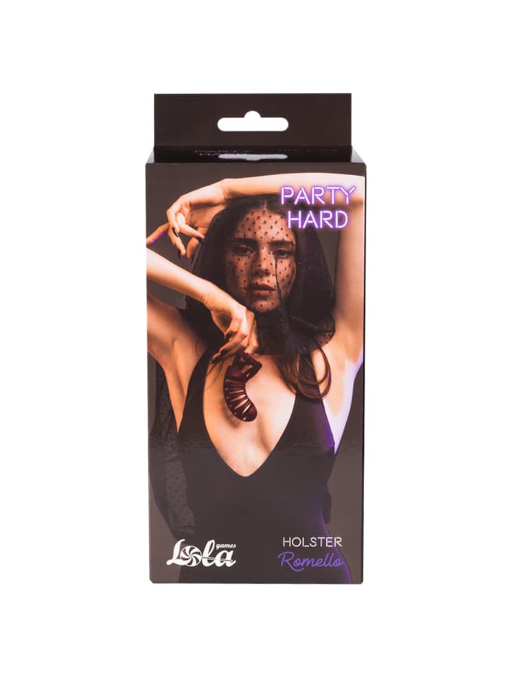 Мужской пояс верности PARTY HARD ROMELLO - Бордовый