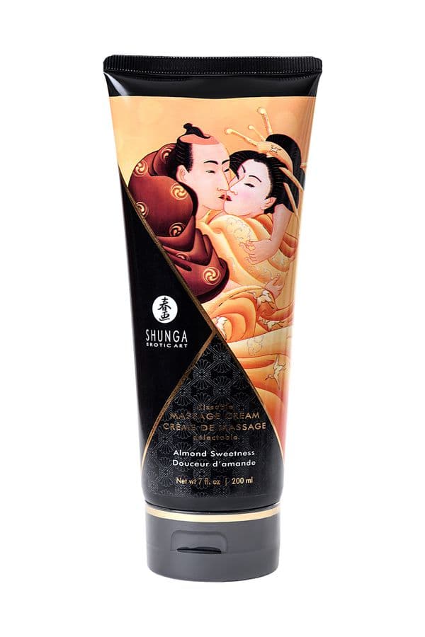 Съедобный массажный крем Shunga Massage Cream - Сладкий миндаль Съедобный массажный крем Shunga Massage Cream - Сладкий миндаль