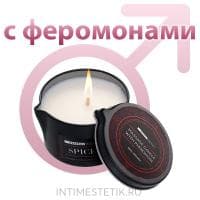 Массажная свеча-афродизиак для мужчин NATURAL INSTINCT SPICES, 70 мл Массажная свеча-афродизиак для мужчин NATURAL INSTINCT SPICES, 70 мл