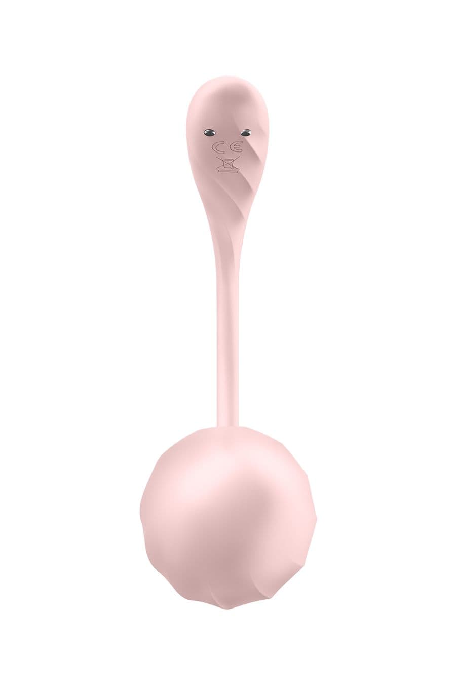 Satisfyer Ribbed Petal - виброяйцо со смарт-управлением - Розовый