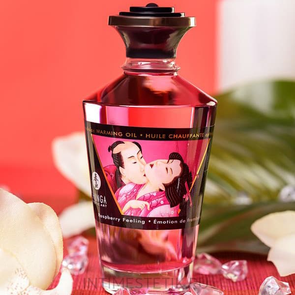 Массажное масло Shunga Aphrodisiac Warming Oil - Малина Массажное масло Shunga Aphrodisiac Warming Oil - Малина