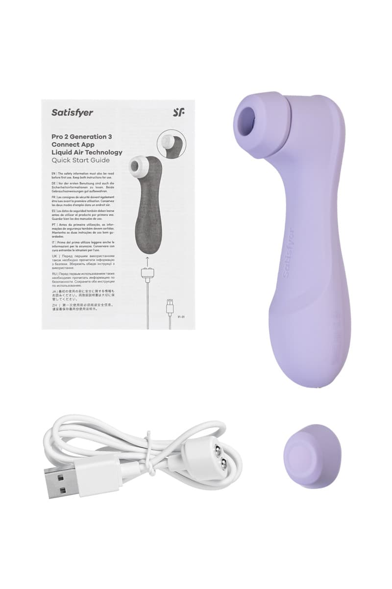 Вакуумный стимулятор клитора 3в1 Satisfyer Pro 2 Generation 3 - Сиреневый Вакуумный стимулятор клитора 3в1 Satisfyer Pro 2 Generation 3 - Сиреневый