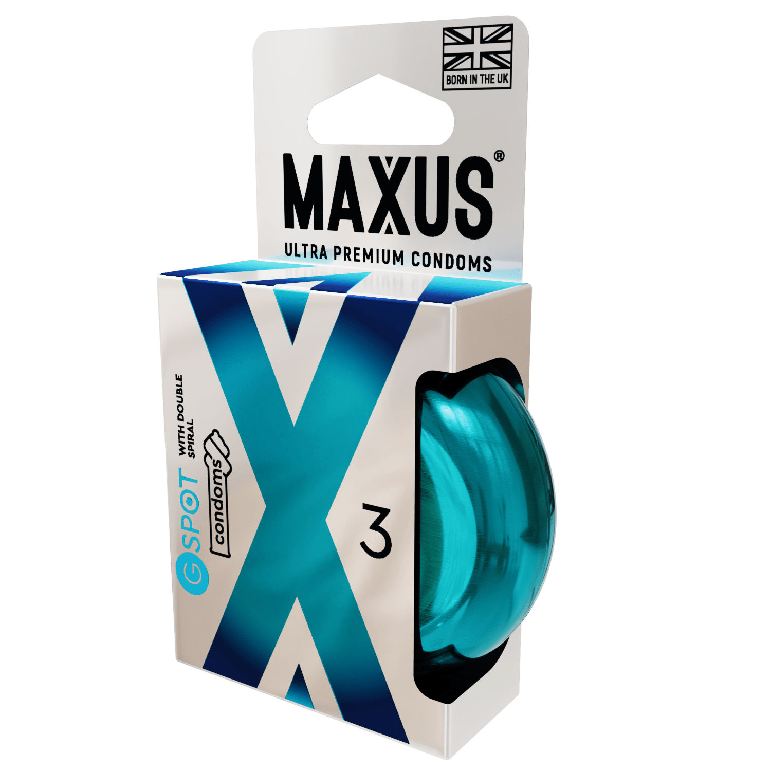 Презервативы со спиралевидной головкой MAXUS G spot + железный кейс - 3 шт. Презервативы со спиралевидной головкой MAXUS G spot + железный кейс - 3 шт.