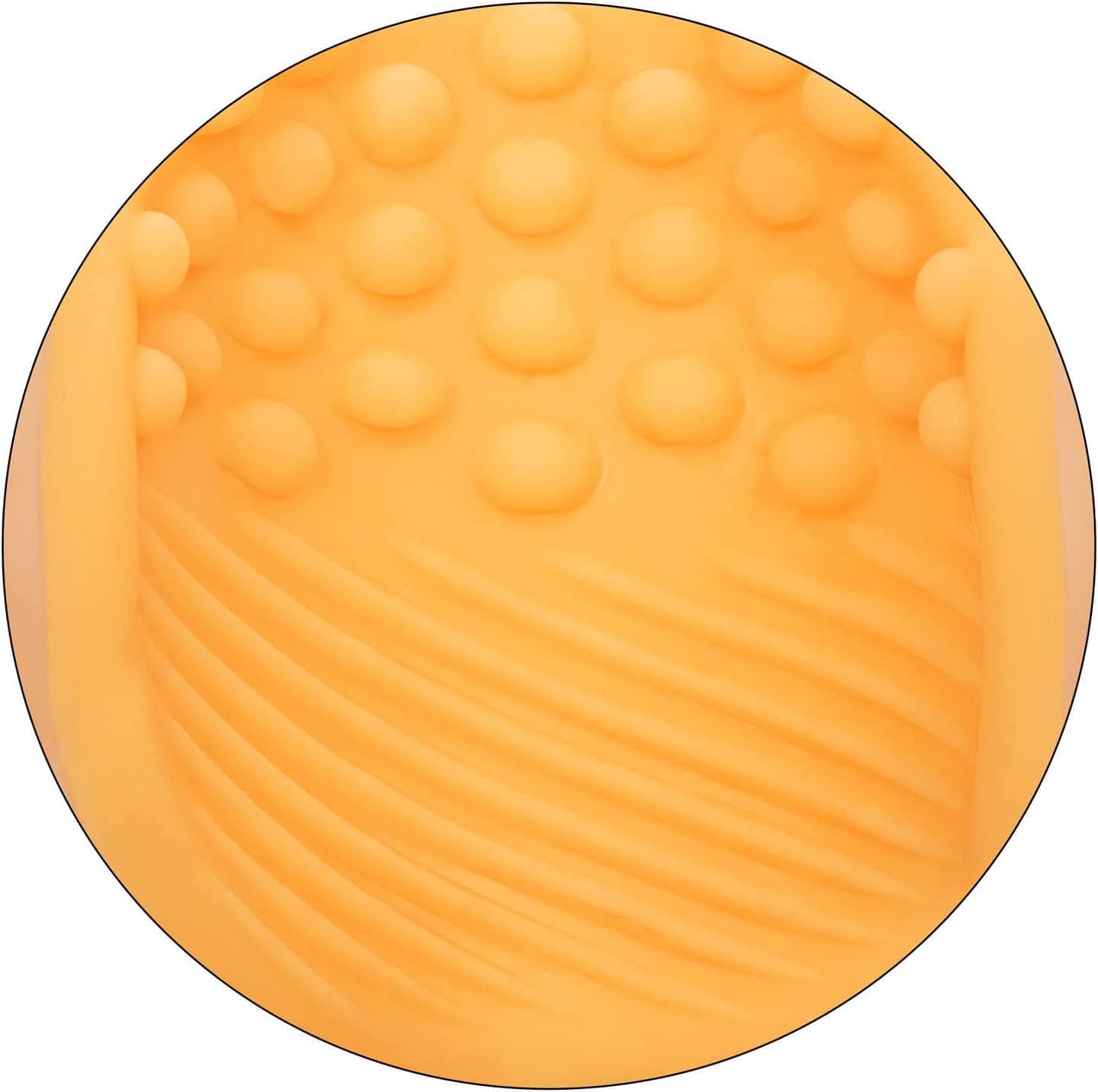 Рельефный массажер-мастурбатор THE GRIPPER - Желтый