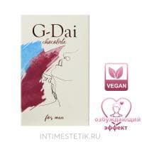 Шоколад с афродизиаками G-DAI для мужчин, 15 г Шоколад с афродизиаками G-DAI для мужчин, 15 г