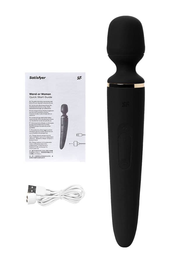 Массажер Wand-er Woman Satisfyer - Черный (МЯГКАЯ УПАКОВКА) Массажер Wand-er Woman Satisfyer - Черный (МЯГКАЯ УПАКОВКА)