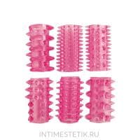 Набор насадок на член или пальцы EROWOMAN-EROMAN, 6 шт.