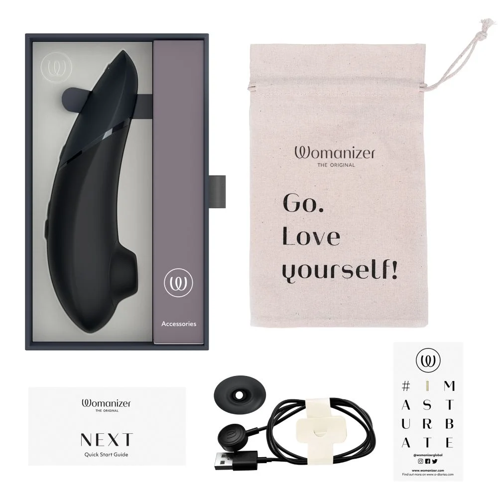 Womanizer Next - вакуумный стимулятор для женщин - Черный Womanizer Next - вакуумный стимулятор для женщин - Черный