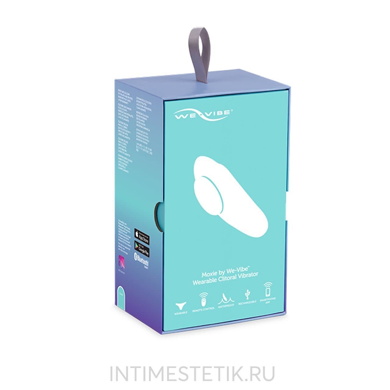 Клиторальный вибратор We-Vibe Moxie Aqua - Бирюзовый Клиторальный вибратор We-Vibe Moxie Aqua - Бирюзовый