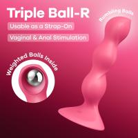 Satisfyer Triple Ball-R - дилдо с утяжеленными шариками