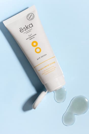 Смазка 2в1 (лубрикант + массажное масло) Ёska на масляной основе - 75 мл