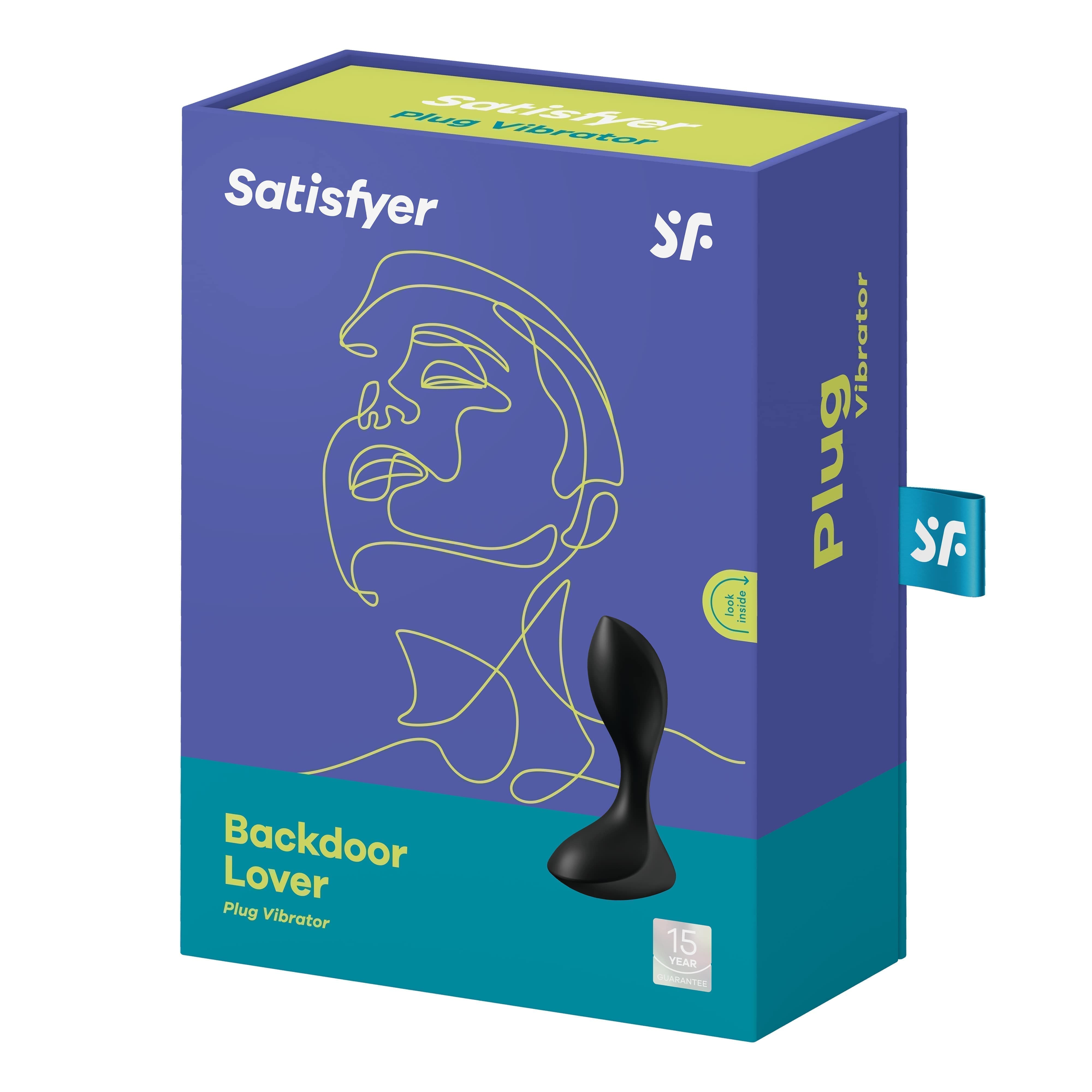 Купить Satisfyer Backdoor Lover - анальный вибромассажер - Черный Купить Satisfyer Backdoor Lover - анальный вибромассажер - Черный