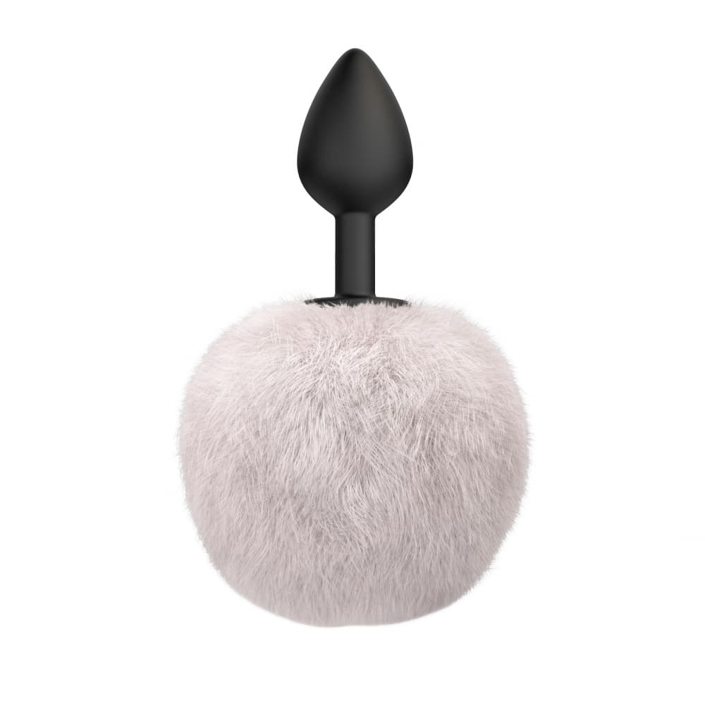 Анальная пробка с заячьим хвостиком EMOTIONS FLUFFY (medium) - Белый Анальная пробка с заячьим хвостиком EMOTIONS FLUFFY (medium) - Белый